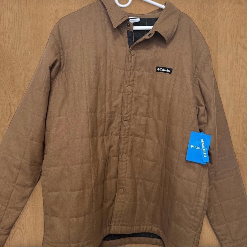 Columbia Men's Tan Shirt Jacket